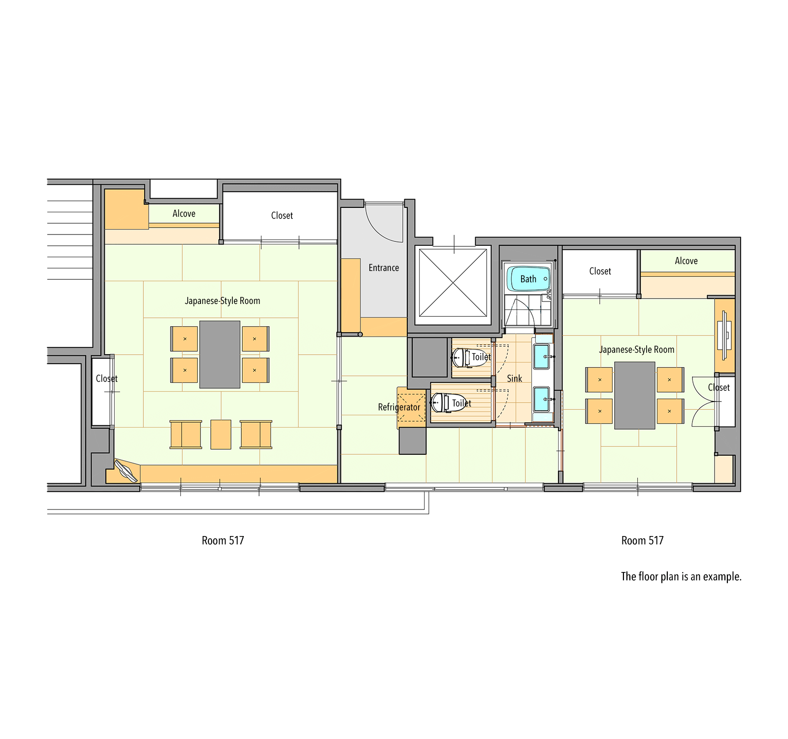 Grand Family Room (Japanese-Style Room) floormmap